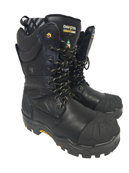 DAKOTA Men\'s 8901 Composite Toe Composite Plate HD3 Waterproof Boots Black 13M main image 4